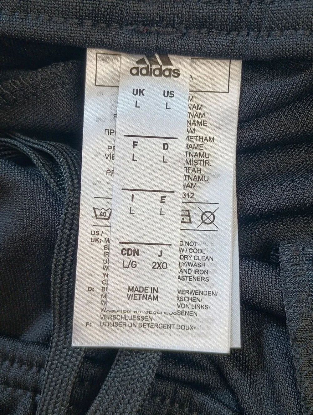 Adidas Tiro 21 Aeroready Black 3-Stripe Training Track Pants Large L
